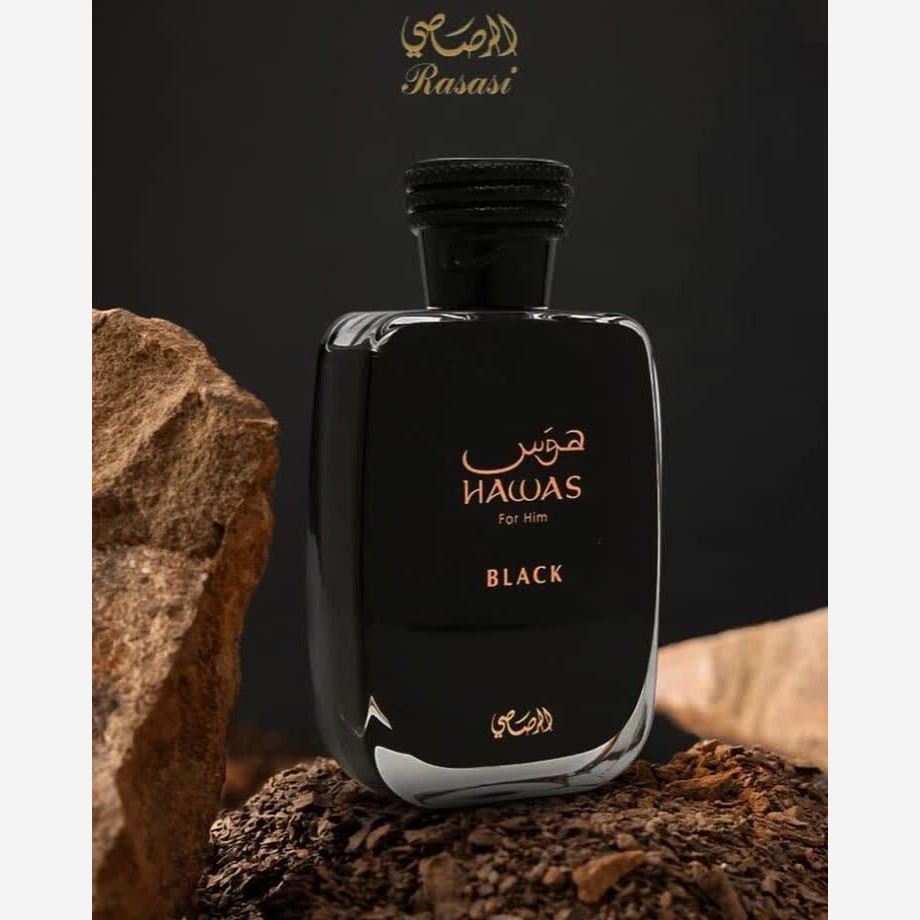 عطر گرمی مردانه هوس بلک رصاصی