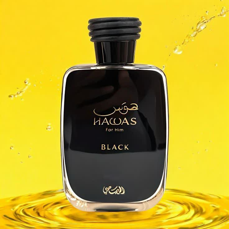 عطر گرمی مردانه هوس بلک رصاصی